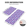 thumbnail image 2 of Yiaed Skull mushroom colorful Kitchen Rugs Sets of 2 Kitchen Mats Cushioned Anti Fatigue Kitchen Rug Tapetes Para Cocina for Sink,Laundry Room, 2 of 6