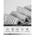 thumbnail image 6 of Miaocao Women's Slouch Crew Socks Scrunch Knit Cotton Calf Tube Socks 3 Pairs, 6 of 7