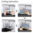 thumbnail image 5 of Yayeee Faucet Mat for Kitchen Sink 14.7" Diatomite Long Splash Guard Pad, Psychedelic Pattern, 5 of 7