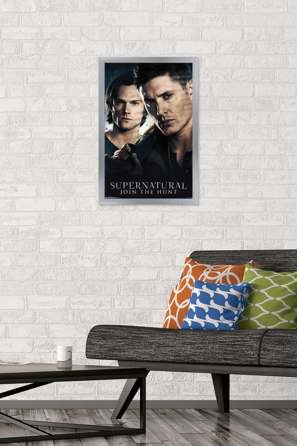 Supernatural - Brothers Wall Poster, 14.725" x 22.375", Framed