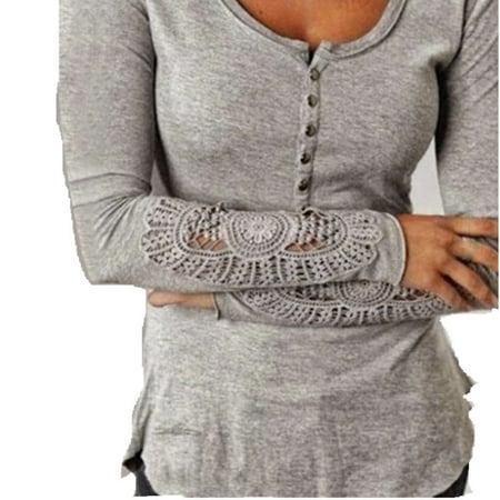 

Bkolouuoe Maternity Shirts Short Sleeve Extra Long Cotton Workout Shirt Work for Women Women s Lace O-Neck Tunic Front Button Womens Tops