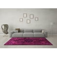 thumbnail image 3 of Ahgly Company Indoor Round Persian Pink Traditional Area Rugs, 5' Round, 3 of 4