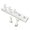 White, variant on Yihuala Stylish Nails Display Rack With Sturdy Construction Not Metallic For Salon Manicure Training Use