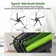 thumbnail image 1 of For S9 (9150) S9+ S9 Plus (9550) S Series Ai Robot Vacuum Kits 3 Set Rubber Brushes, 8 Side Brushes, 1 of 3