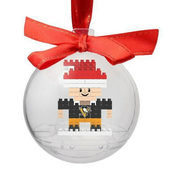 FOCO BRXLZ NHL Pittsburgh Penguins Mini Player Acrylic Ball Ornament