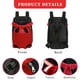 thumbnail image 2 of Bolsa de transporte para gatos, mochila para perros de malla transpirable para perros pequeños y gatos (rojo L) Ndcxsfigh Libre de BPA, 2 of 7