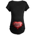 thumbnail image 1 of CafePress - Mommy's Valentine Maternity Dark T Shirt - Maternity Dark T-Shirt, 1 of 1