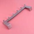 thumbnail image 2 of Stainless Steel Over the Door Hooks Hagner Rack Clothes for Cloth Pants Hat Towel (6-Hook), 2 of 7