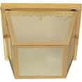 thumbnail image 2 of Nuvo 60-473 - 2 Light - 10" - Carport Flush Mount - With Textured Frosted Glass, 2 of 4