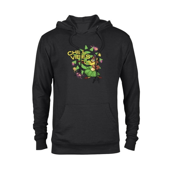 Disney The Lion King 30th Anniversary Timon Hula Chill Vibes - Pullover Hoodie for Adults - Customized-Black