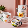thumbnail image 7 of Qeeadeea Soup Cups With Handles, Ceramic Bouillon Cups, Microwave Soup Bowl, Soup Mug, Breakfast Bowl-E-15x11.8x8cm, 500ml, 7 of 7