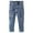 MidBlue-2699, variant on KIDSCOOL SPACE Boys Jeans,Little Big Girls Elastic Waist with D-ring Cargo Stretch Denim Pants,Light Blue,6-7 Years
