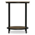 thumbnail image 4 of Jenna Industrial 18 inch Wide Metal Round Accent Side Table in Warm Grey, 4 of 12