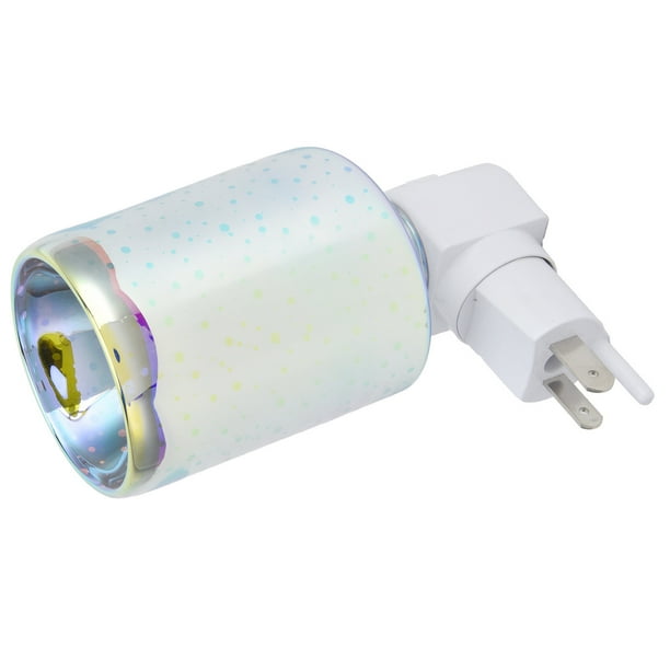 Fundidor de Velas Eléctrico 3D Calentador de Cera Sin Humo en Forma de Cilindro para Cera Perfumada Calentador de Fragancias Enchufable con Luz Nocturna para el Dormitorio/el ANGGREK Otros