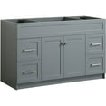 thumbnail image 7 of Ariel F055s-Bc Hamlet 54" Single Free Standing Vanity Cabinet Only - Grey, 7 of 7