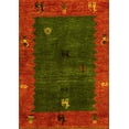 thumbnail image 1 of Ahgly Company Indoor Rectangle Abstract Yellow Modern Area Rugs, 2' x 3', 1 of 4