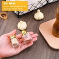 thumbnail image 6 of Mini Salt & Pepper Shakers Clear Seasonings Shakers Tiny Spice Shakers Transparent Seasoning Shakers Gold, 6 of 7