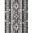 thumbnail image 2 of Rugs.com Oregon Collection Rug – 7' x 10' Black And White Low-Pile Rug Perfect For Living Rooms, Large Dining Rooms, Open Floorplans, 2 of 9