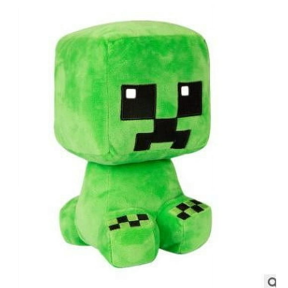 Minecraft Game Figure Sitting Creeper Zombie Child Doll Plush Toy Respected 2 Sets
