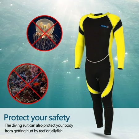 Neoprene Swimwear Xl HURRISE Kids Neoprene Scuba One-piece Diving Snorkeling Wet Suit Long Sleeve Surfing Swimwear, Children Swimwear,One-piece Diving Suit ()