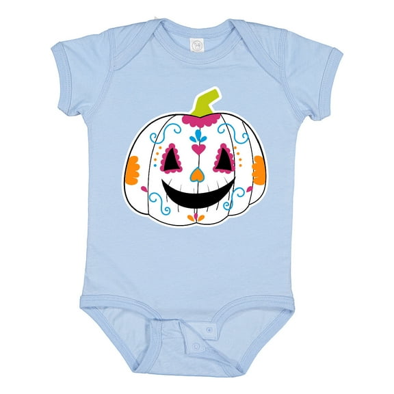 Inktastic Day Of The Dead Pumpkin Boys or Girls Baby Bodysuit
