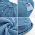 thumbnail image 6 of Maternity Shorts for Women Summer Casual Lightweight Elastic Waist Wide Straight Leg Loose Shorts with Pockets, 6 of 7