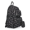 thumbnail image 5 of Madden NYC Women's 18.5" Dome Backpack with Front Pocket and Removable Pouch, Black Bow, 5 of 6