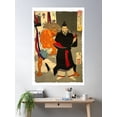 thumbnail image 2 of Japanese Ukiyo-E Art "Teisinko With Demon" Poster Wall Art, Modern Wall Decor For Living Room Bedroom, 8x12 UNFRAMED, 2 of 3