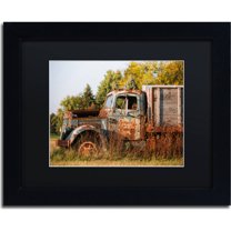 Trademark Fine Art "Findlay Truck" Canvas Art by Jason Shaffer, Black Matte, Black Frame
