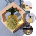 thumbnail image 3 of Figura de piña de cristal, decoración de frutas, adorno de piña, escultura decorativa de fruta de cristal, 3 of 7