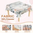 thumbnail image 4 of Chinoiserie Mountain Landscape Mahjong Tablecloth 55" x 55" Tablecloth , Table Cloth and Table Covers, Stain Resistance Polyester Table Cover for Kit, 4 of 6