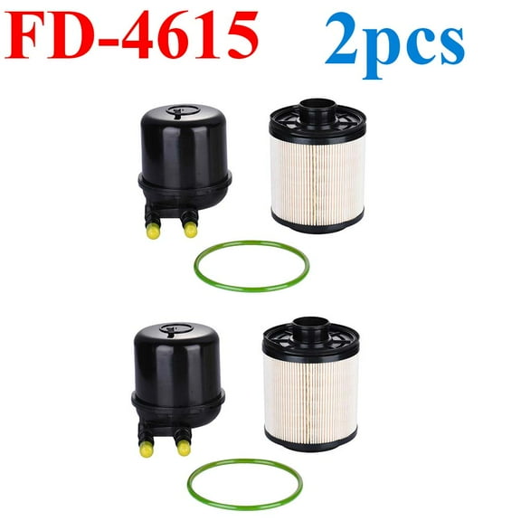 2 PACK FD4615 New Diesel Fuel Filter fd-4615 For Ford 6.7L Diesel US STOCK