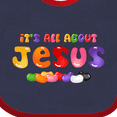 thumbnail image 4 of Inktastic Jelly Bean Jesus Boys or Girls Baby Bib, 4 of 4