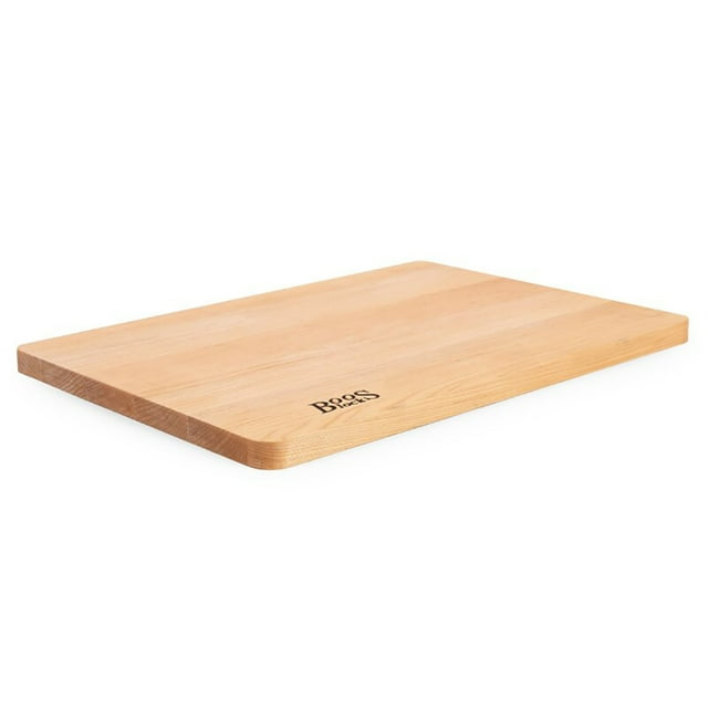 John Boos Reversible 18 Inch Wide Food Carving Block Cutting Board, Maple Wood