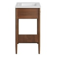 thumbnail image 3 of Modway Zaire 30" Bathroom Vanity in Walnut White, 3 of 10