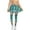 Cactus American Tribal Dark Green, variant on COEQINE Women Tennis Skirted Legging with Pockets Elastic High Waist Comfy Yoga Leggings with Skirts Cow Aztec Print Breathable Soft Golf Pickleball Outfits Clothes, XS