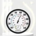 thumbnail image 4 of Indoor Outdoor Thermometer 10 inch Outdoor Wall Hanging with Large White, 4 of 10