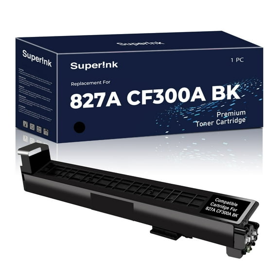 Compatible HP CF300A / HP 827A Black Toner Cartridge By Superink