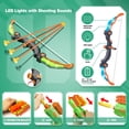thumbnail image 3 of Set de tiro con arco SpringFlower 2 con arco y flecha con LED para niños de 5 a 10 años, 3 of 9