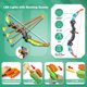 thumbnail image 3 of Set de tiro con arco SpringFlower 2 con arco y flecha con LED para niños de 5 a 10 años, 3 of 9