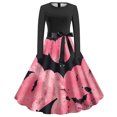 thumbnail image 1 of Dress for Women,Long Sleeve Dress for Women,Womens Fashion Casual Printing Long Sleeve Round-Neck Dress,Long Sleeve Dress,Casual Dress for Women, 1 of 3
