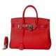 thumbnail image 4 of Women Ladies Handbag First Layer Cowhide Fashion Litchi Pattern Birkin Bag, 4 of 4