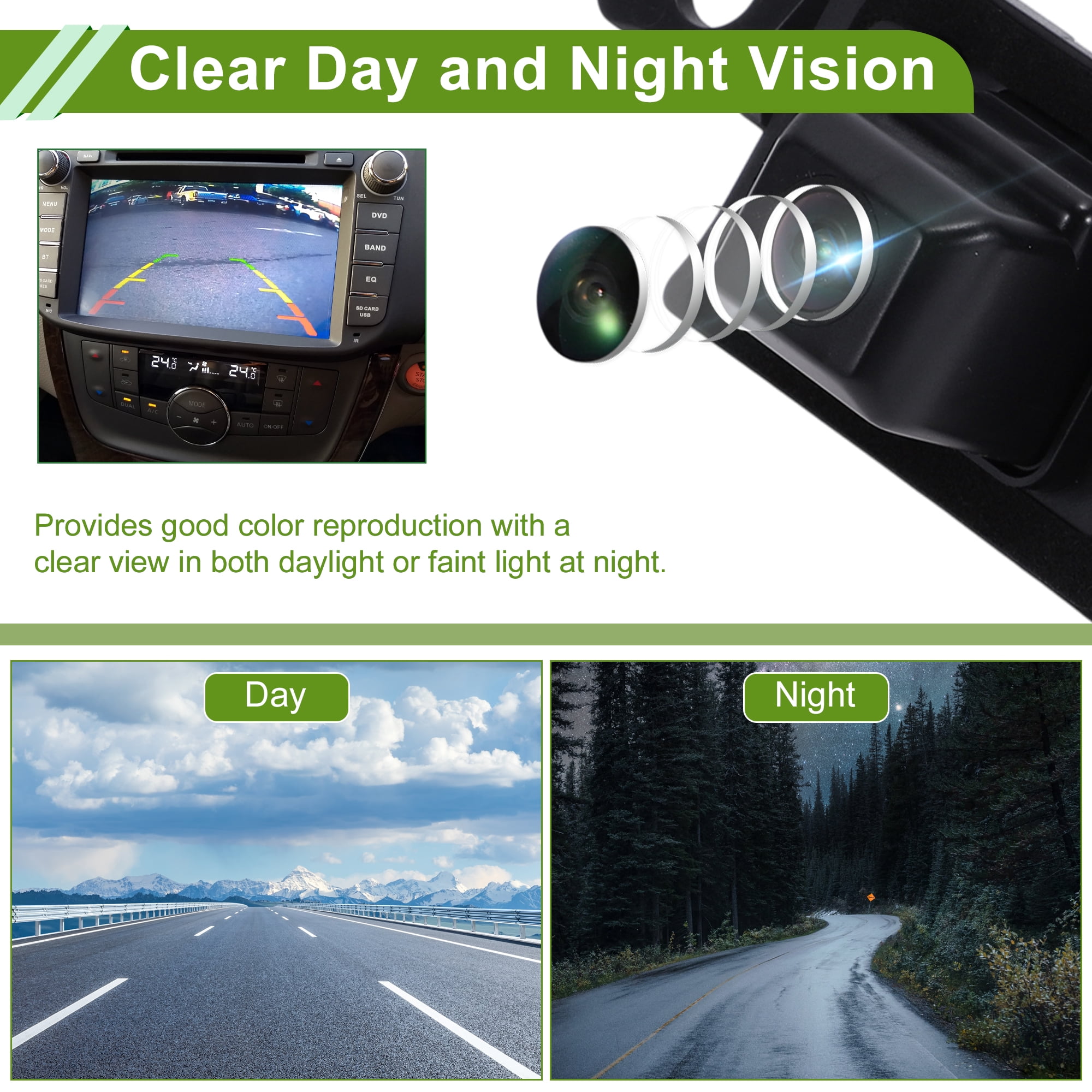 Unique Bargains Car Park Assist Rear View Backup Camera for Lexus RX350 07-09