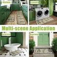 thumbnail image 4 of Green Kitchen Rugs 2Pcs Sage Green Kitchen Rugs Set for Seasonal Indoor Kitchen Floor Restaurant Farmhouse Decor 17”x30”+17”x47”, 4 of 7