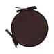 thumbnail image 2 of Cojín redondo para silla, portátil, multifunción, para suelo, cojín para asiento de yoga con Café oscuro, 2 of 9