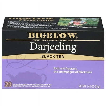 Bigelow Tea Black Tea Darjeeling - 20 Tea Bags Pack of 3
