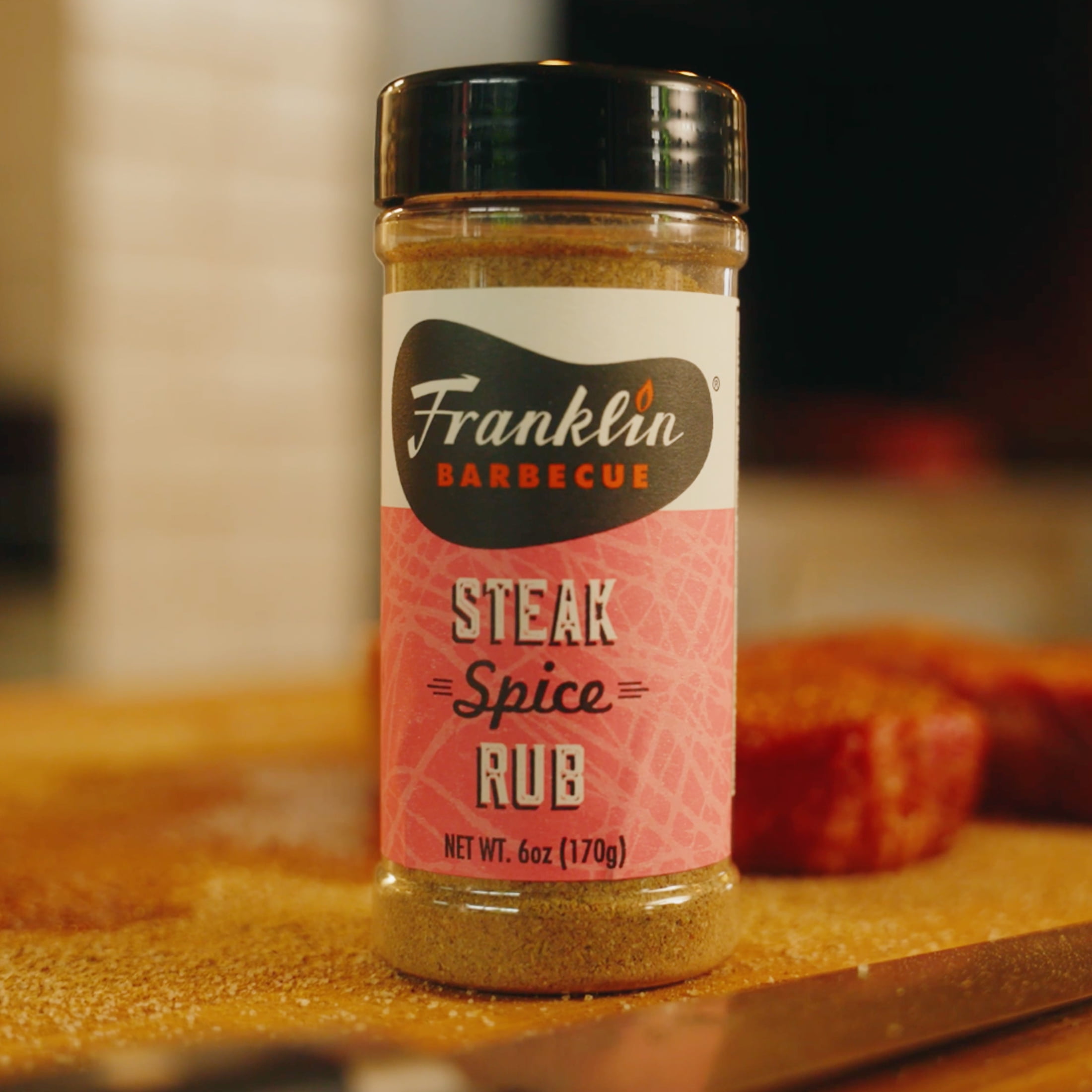 (3 pack) Franklin Barbecue Steak Seasoning, 6 oz