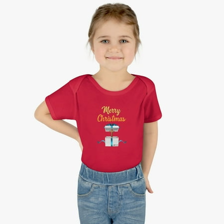 

Merry Christmas Infant Rib Body Suit
