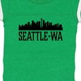 thumbnail image 4 of Inktastic Seattle Washington City Skyline Boys or Girls Baby Bodysuit, 4 of 5