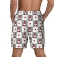 thumbnail image 4 of Fotbe Gnomes and Hearts Men’s Swim Trunks Quick Dry Swim Shorts Board Shorts with Mesh Lining-XX-Large, 4 of 9